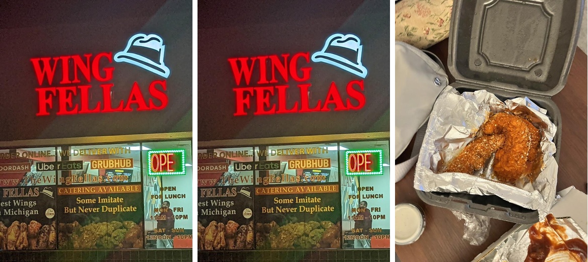 Wing Fellas Menu