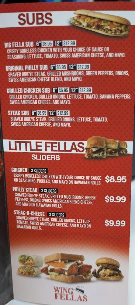 Wing Fellas Menu image 1