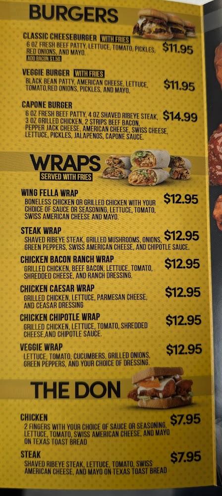 Wing Fellas Menu image 2