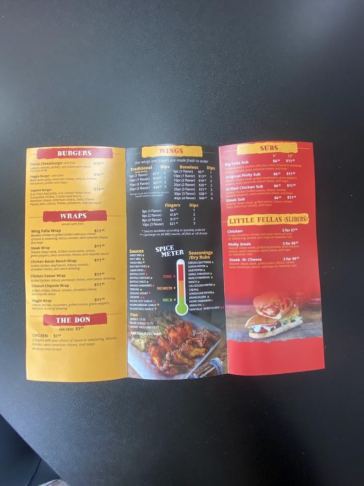 Wing Fellas Menu image 3
