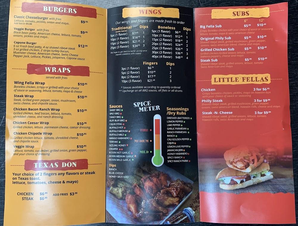 Wing Fellas Menu image 4